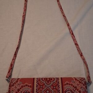 Vera Bradley Red Floral Crossbody Bag